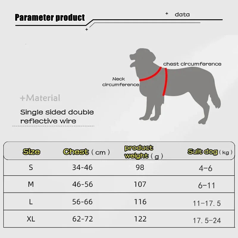 Pet Dog Harness No Pull Fabric Breathable and Reflective Soft Chest Strap Vest Harness with Handle For Small Medium Dogs