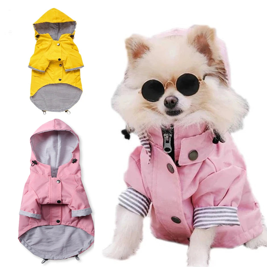 High Quality Waterproof Pet Dog Coat for Small Medium Large Dogs Windproof Jacket Dog Raincoat Dog Sport Hoodies Pet Clothes
