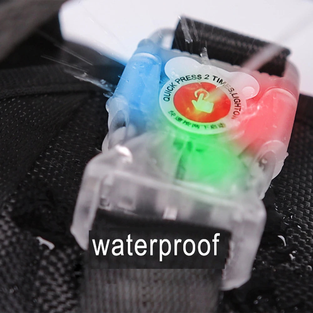 2023 New LED Luminous Dog Harness Tactical Pet Training Vest with LED Light Reflective No-Pull Dog Harness For Small Large Dogs