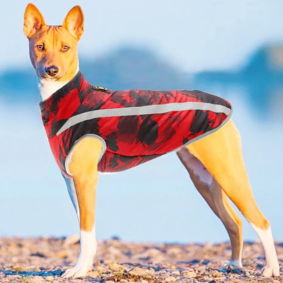 Winter Pet Dog Clothes French Bulldog Pet Warm Jacket Coat Waterproof Dog Clothing Outfit Vest For Small Medium Large Dogs